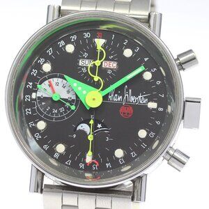 Alain Silberstein KRONO 2 Triple calendar Black Dial Automatic Men's _847841